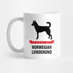 I Love My Norwegian Lundehund Mug